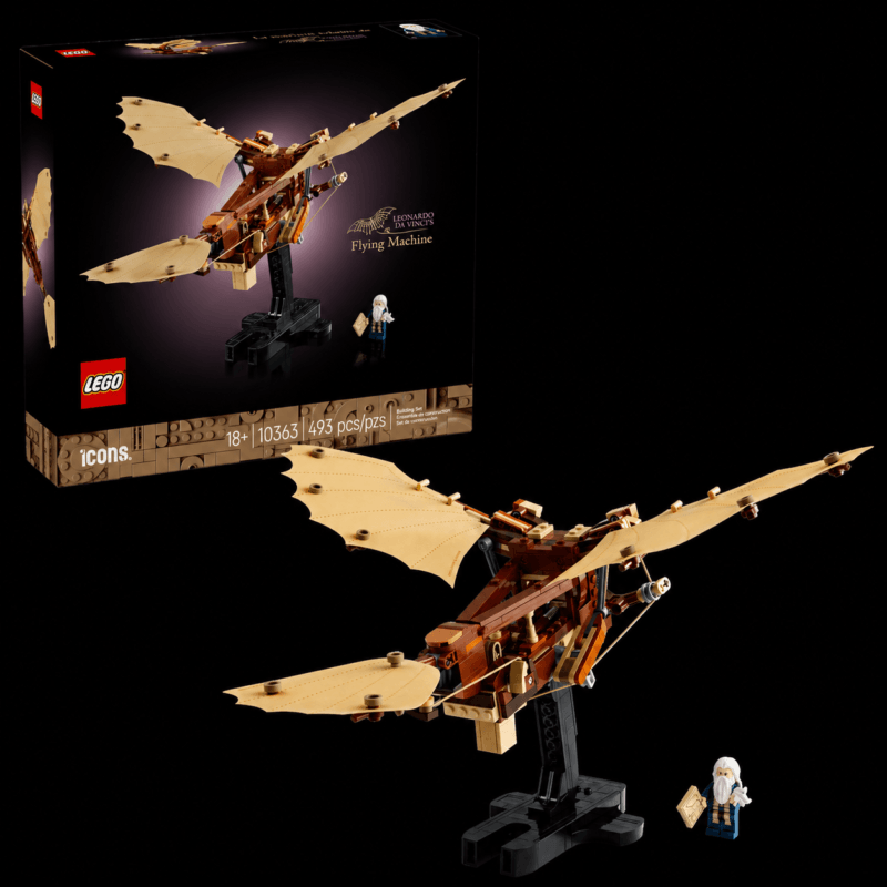 LEGO Icons Mașina zburătoare Leonardo da Vinci 10363
