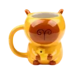 Cană 3D Capybara din ceramică pentru cafea și ceai