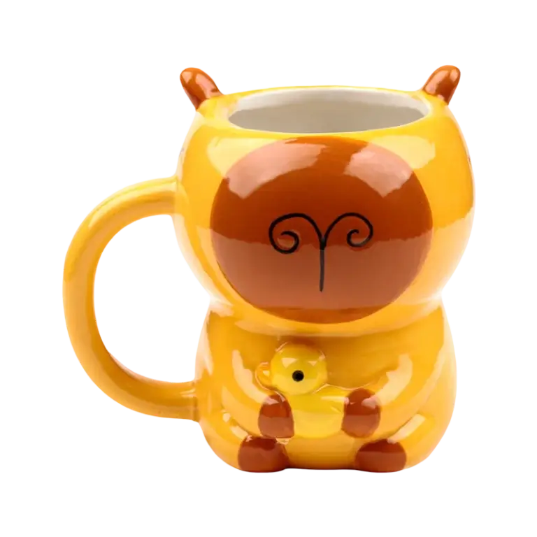 Cană 3D Capybara din ceramică pentru cafea și ceai