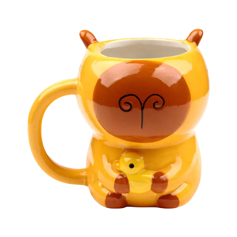 Cană 3D Capybara din ceramică pentru cafea și ceai