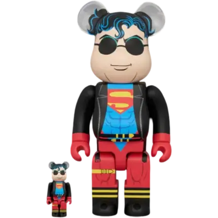 Figurină Bearbrick Superboy 400% + 100%