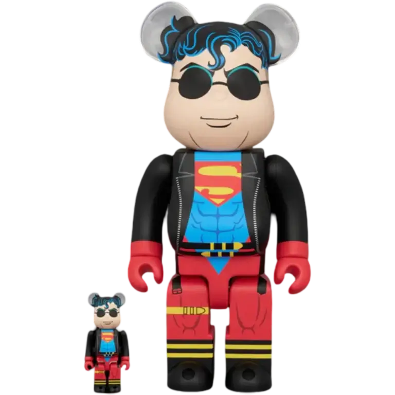 Figurină Bearbrick Superboy 400% + 100%