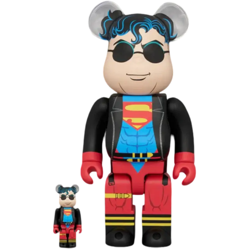 Figurină Bearbrick Superboy 400% + 100%