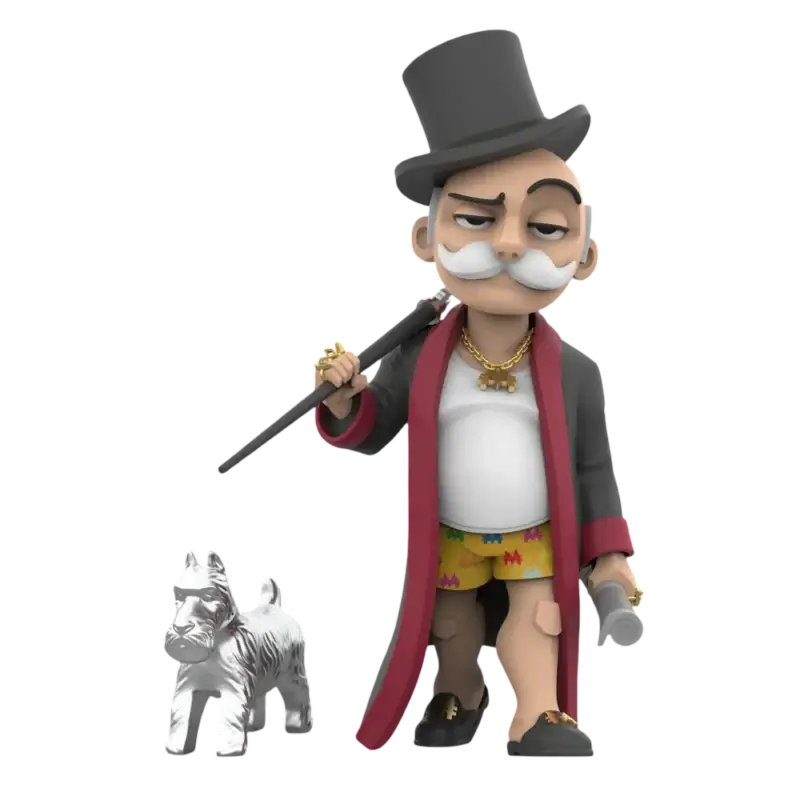 Figurină Mighty Jaxx OFF_WERK Mr. Monopoly