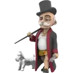 Figurină Mighty Jaxx OFF_WERK Mr. Monopoly - imagine 3
