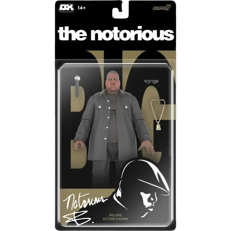Figurină Super7 Deluxe The Notorious BIG ambalaj