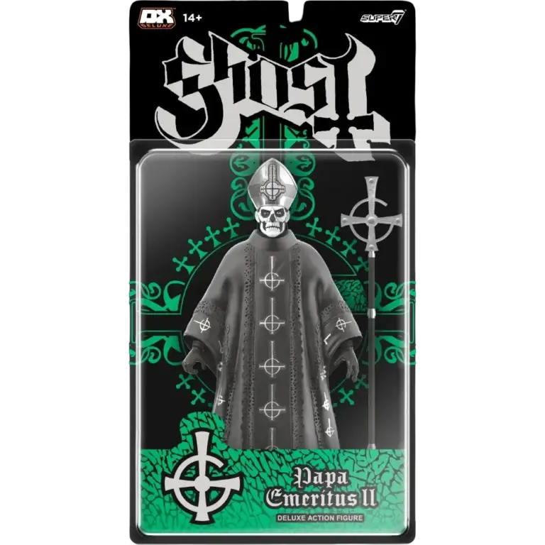 Figurină Super7 Deluxe Papa Emeritus II Ghost