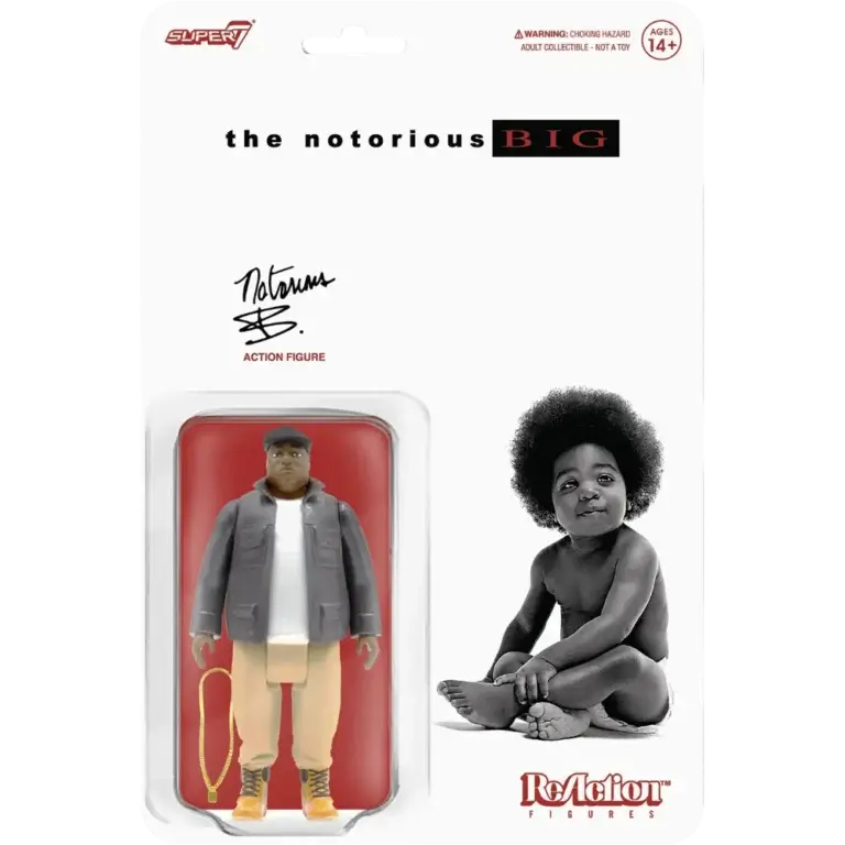 Figurină Super7 ReAction Notorious BIG Ready To Die