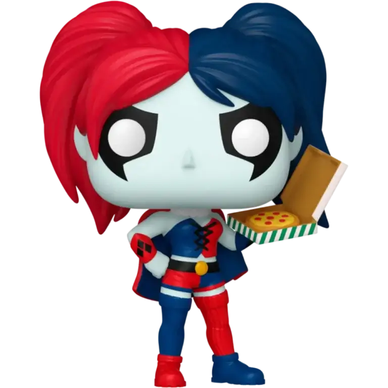 Funko Pop Harley Quinn cu pizza #452 Pop Heroes