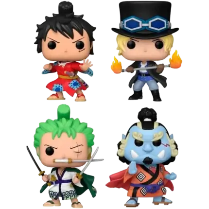 Funko Pop One Piece Set 4 figurine