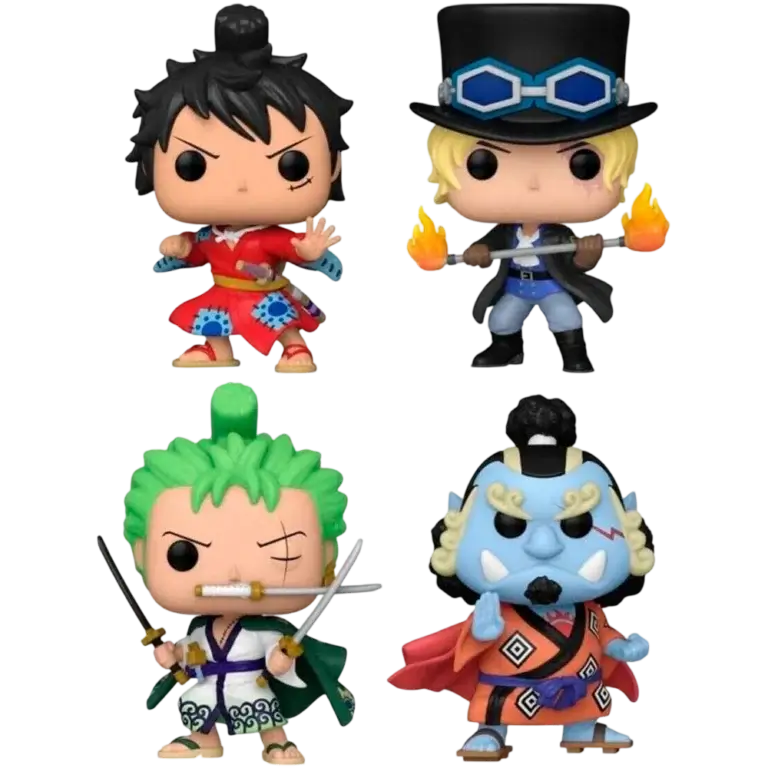 Funko Pop One Piece Set 4 figurine