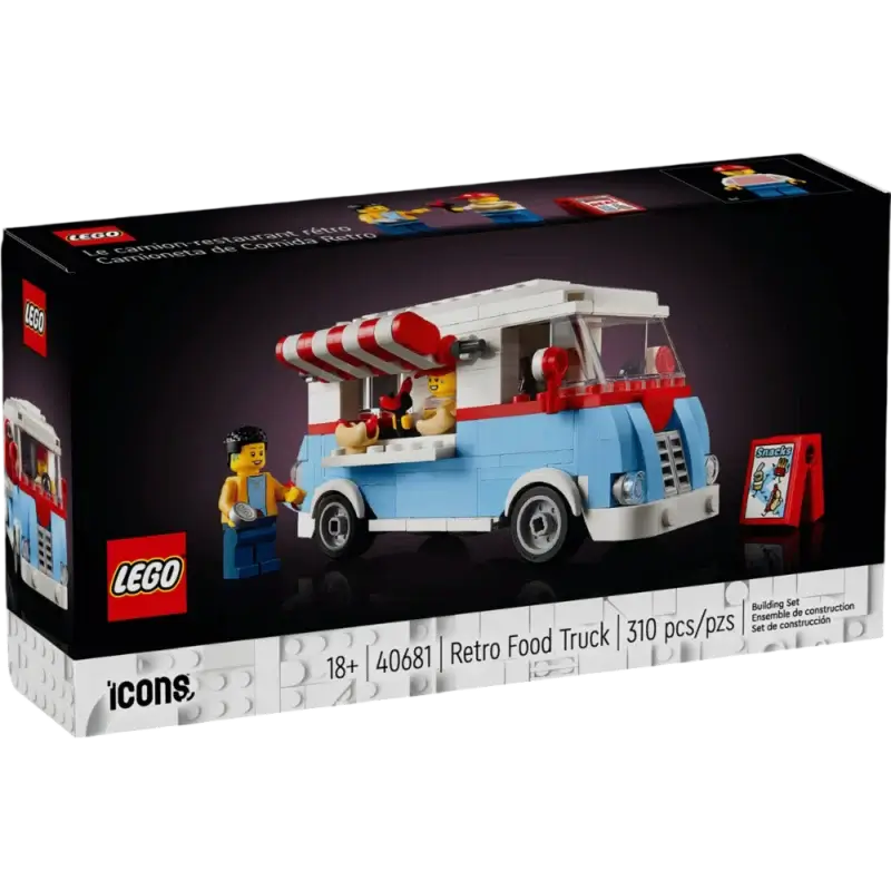 camion fast-food retro LEGO Icons 40681