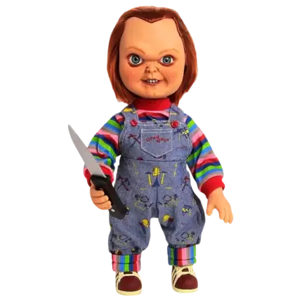papusa chucky cu sunet mezco toys