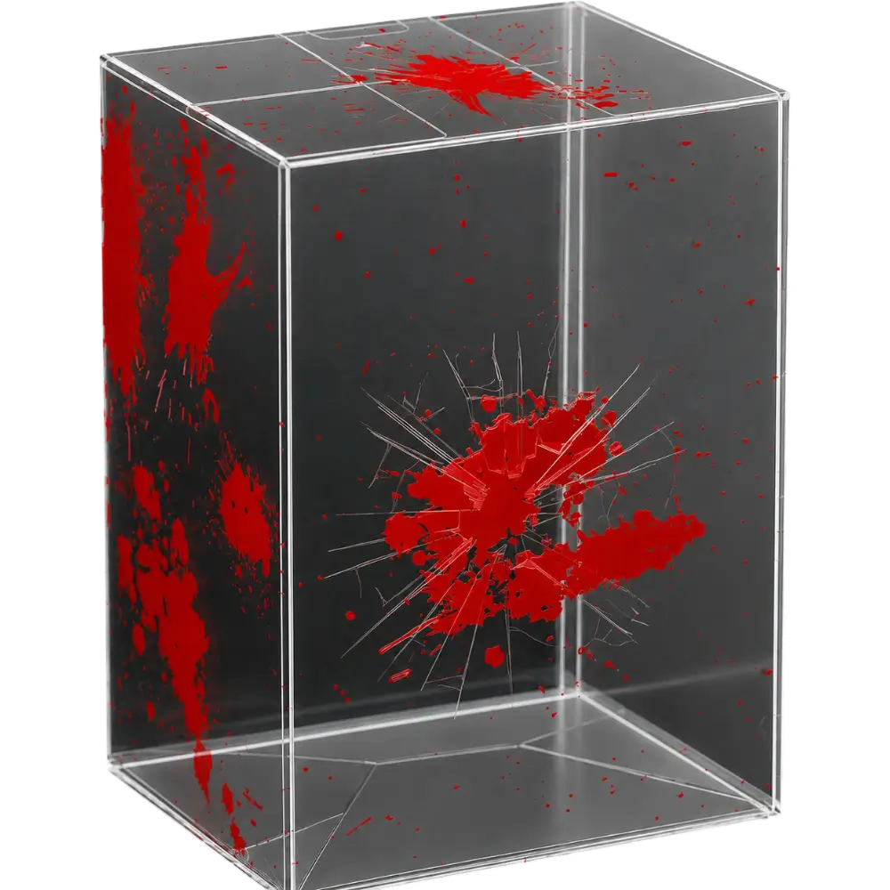 Protector Funko Pop horror din PET transparent protector funko pop sange