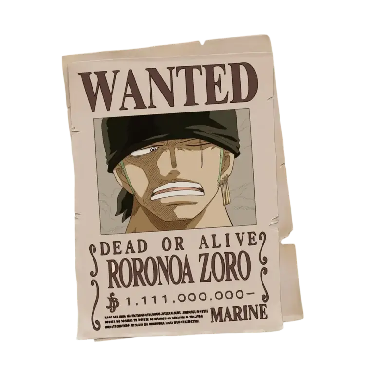 Pușculiță Wanted Zoro