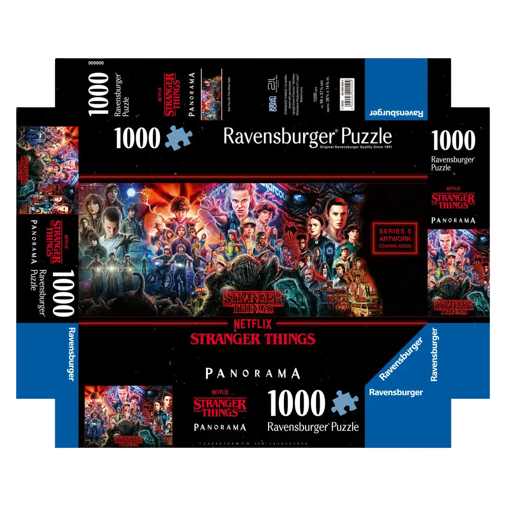 Puzzle Stranger Things Panorama 1000 piese Puzzle Stranger Things Panorama 1000 piese