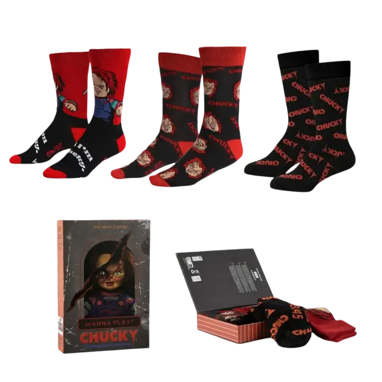 Set 3 perechi sosete adulti Chucky