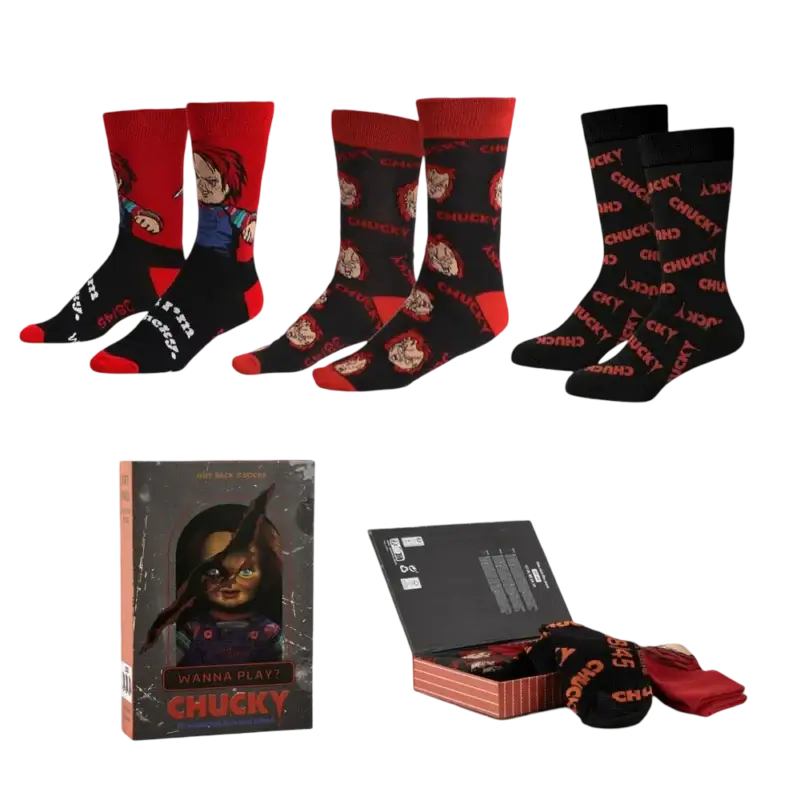 Set 3 perechi sosete adulti Chucky