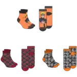 Set 3 perechi șosete adulți Naruto Shippuden - imagine 2