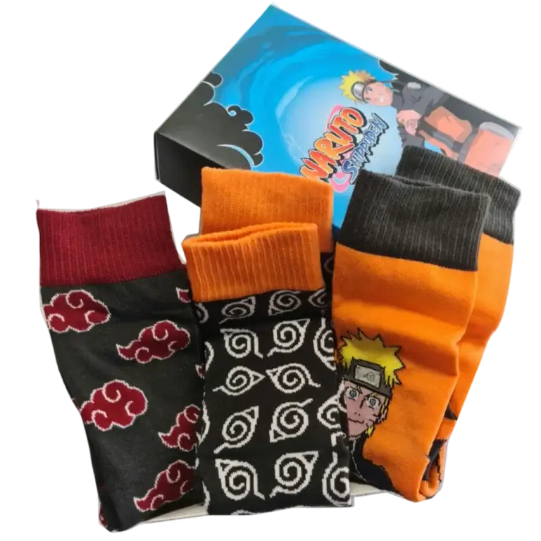 Set sosete Naruto Shippuden 3 perechi adulti