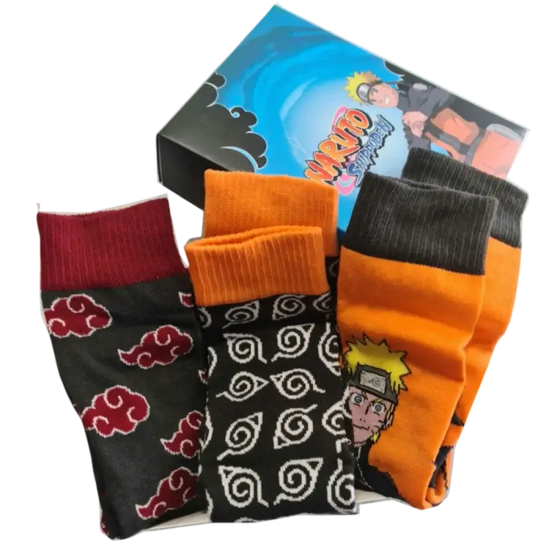 Set sosete Naruto Shippuden 3 perechi adulti