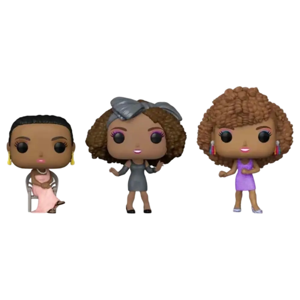 Funko Pop Whitney Houston Diamond 3-Pack Funko Pop Whitney Houston Diamond 3-Pack Exclusive