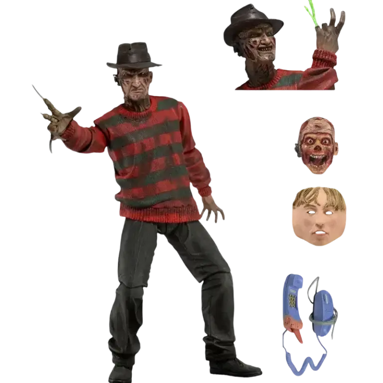 Figurină Freddy Krueger NECA 30th Anniversary cu accesorii