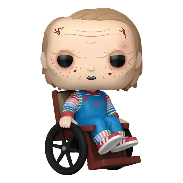 Funko Pop Old Chucky #1720 în scaun cu rotile