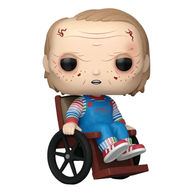 Funko Pop Old Chucky #1720 în scaun cu rotile