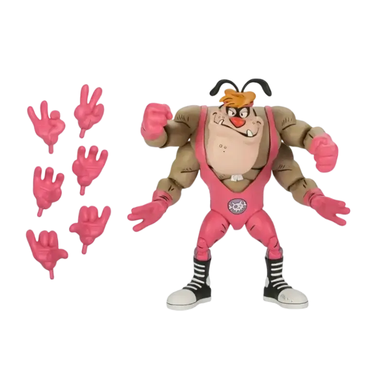 Figurină TMNT Cryin Houn Archie Comics NECA cu mâini interschimbabile