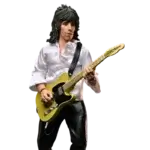 Figurină Keith Richards The Rolling Stones 1975 cu chitară Fender