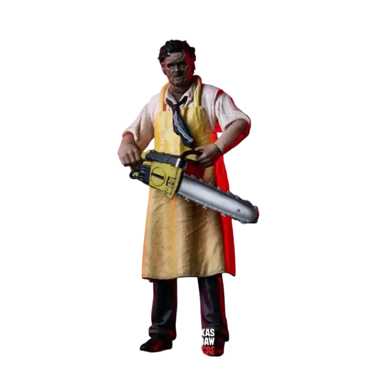 Figurină Leatherface The Texas Chainsaw Massacre 1974 cu drujbă