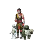 Figurină Casey Marie cu Odyn și Uno TMNT The Last Ronin