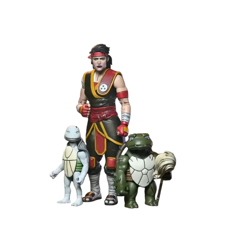 Figurină Casey Marie cu Odyn și Uno TMNT The Last Ronin