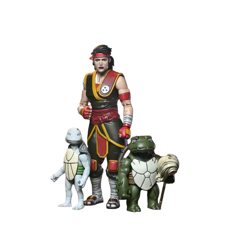 Figurină Casey Marie cu Odyn și Uno TMNT The Last Ronin