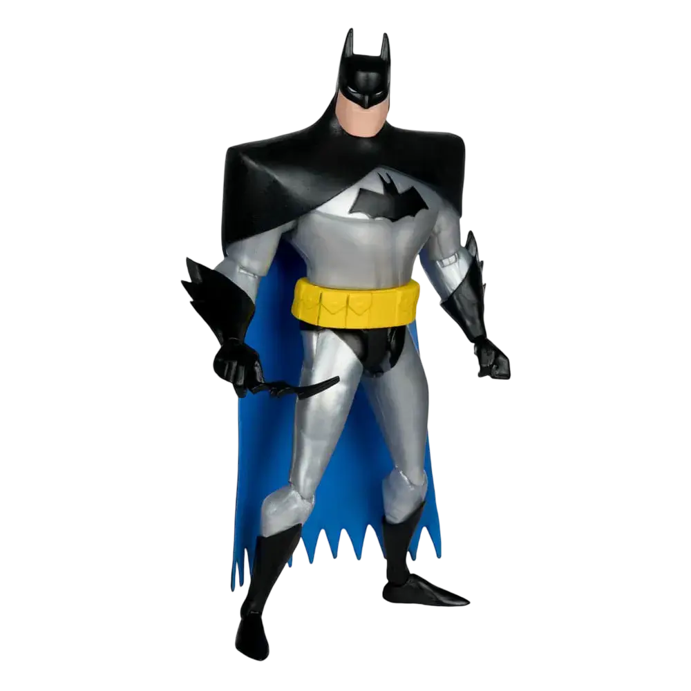 Batman Silver - The New Batman Adventures - Batarang Figurină Batman Silver The New Batman Adventures în poziție de luptă cu Batarang