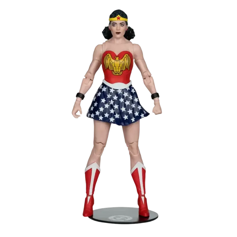 Figurina Wonder Woman McFarlane de 18 cm, pe suport de expunere DC Comics