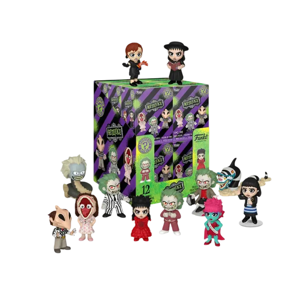 Beetlejuice Mystery Minis Funko – cele 12 variante de figurine Blind Box