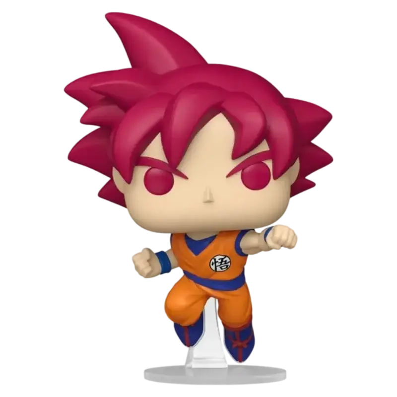 Funko Pop Goku Super Saiyan God – figurină Dragon Ball Super de 13 cm în poziție de atac
