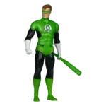 Figurina Green Lantern McFarlane articulată, cu costum verde și negru și baston de energie