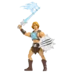 Figurină He-Man MOTU Movie 2026 cu scut argintiu și Power Sword