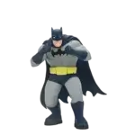 Figurina Batman NECA Toony Classics de 15 cm, cu costum gri-albastru și pumnii ridicați