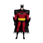 Figurină Batman Red Platinum Chase McFarlane, vedere frontală, costum roșu și negru